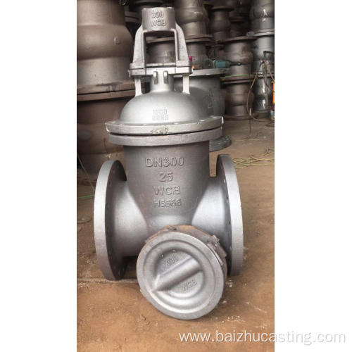 Custom cast steel water pump valve body castings